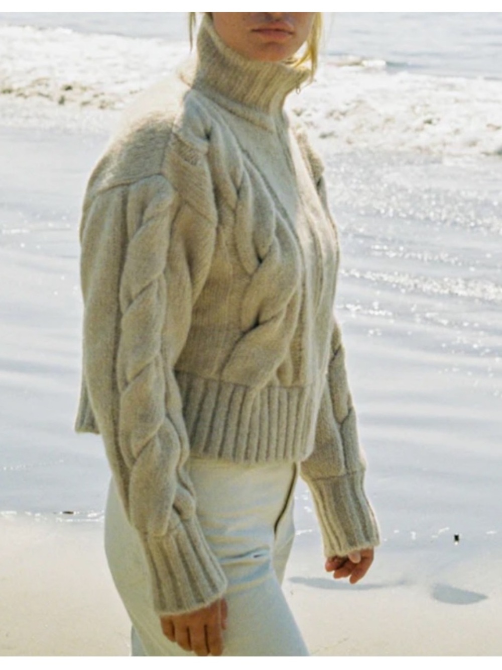 OZMA of California Finley Zip Up Sweater